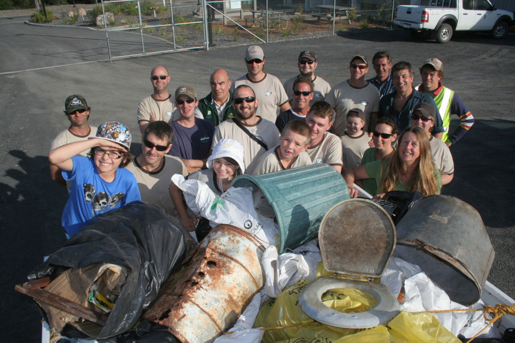 Team Jervis Bay - no kitchen sink but we got the toilet seat